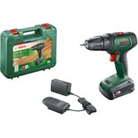 Bosch Heimwerken & Garten Akku-Bohrschrauber UniversalDrill 18V grün/schwarz, Li-Ionen Akku 1,5Ah, Koffer, POWER FOR ALL ALLIANCE