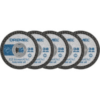 Dremel EZ SpeedClic: Kunststoff-Trennscheiben. (SC476) 5 Stück, Ø 38 mm
