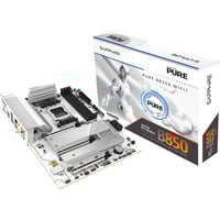 SAPPHIRE PURE B850A WIFI 7, Mainboard weiß/schwarz