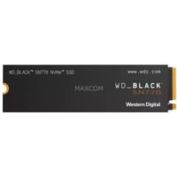 WD Black SN770 2 TB, SSD schwarz, PCIe 4.0 x4, NVMe, M.2 2280