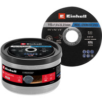 EINHELL Trennscheibe dünn, Ø 115 x 1,0mm, 50 Stück für Winkelschleifer