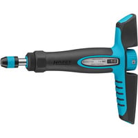 Hazet Drehmomentschraubendreher mit Quergriff schwarz/blau, 1 - 6 Nm, 1/4" Bitaufnahme