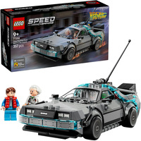 LEGO 77256 Speed Champions Zeitmaschine aus Zurück in die Zukunft, Konstruktionsspielzeug 