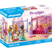 PLAYMOBIL 71847 Princess Magic Prinzessinnen-Schlafzimmer mit Ankleide, Konstruktionsspielzeug 