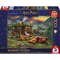 Schmidt Spiele Thomas Kinkade Studios: Harry Potter - Hagrid‘s Hut, Puzzle 1000 Teile