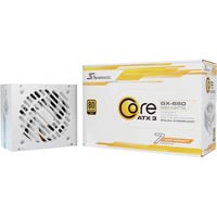 Seasonic Core GX-650-V2-WHITE 650W, PC-Netzteil weiß, 1x 12-Pin High Power GPU, 2x PCIe, Kabalmanagement, 650 Watt