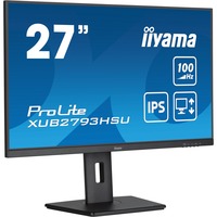 iiyama ProLite XUB2793HSU-B6, LED-Monitor 69 cm (27 Zoll), schwarz (matt), FullHD, IPS, AMD Free-Sync, 100Hz Panel