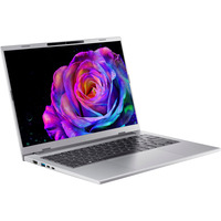 Acer Aspire 14 AI OLED (NX.JNQEG.00C), Notebook silber, Intel® Core™ Ultra 5 226V, Intel® Arc™ Graphics 130V, 16 GB LPDDR5X, 512 GB (512 GB SSD), Windows 11 Home