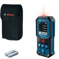 Bosch Professional Laser-Entfernungsmesser GLM 40-31 Professional blau/schwarz, Reichweite 50m, rote Laserlinie