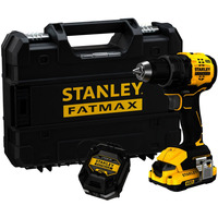 Stanley Akku-Bohrschrauber (SFMCD714D1T-QW), 18Volt schwarz/gelb, Li-Ion-Akku 2,0Ah, Pro-Stack Koffer