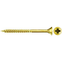 fischer Spanplattenschraube ClassicFast II 3,5x35 Senkkopf PZ 1.000 Stück, mit Teilgewinde