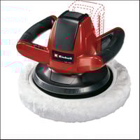 EINHELL Power X-Change Akku-Autopoliermaschine CE-CB 18/254 Li-Solo, 18Volt rot/schwarz, ohne Akku und Ladegerät