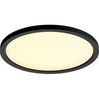 Philips HUE White Ambiance Aurelle runde Panelleuchte, LED-Leuchte schwarz, inkl. Dimmschalter