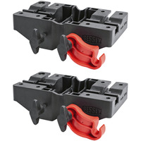 BESSEY Große Multifunktionshalterung STE-MH-SET schwarz/rot, 2 Stück, für BESSEY Deckenstützen STE und ST