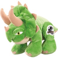 Schmidt Spiele Jurassic World, Triceratops, Kuscheltier grün/beige, 25 cm