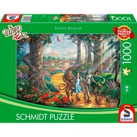 Schmidt Spiele Thomas Kinkade Studios: Der Zauberer von Oz, Follow the Yellow Brick Road, Puzzle 1000 Teile