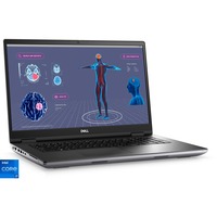 Dell Precision 7780-MXNW9, Notebook grau, Windows 11 Pro 64-Bit, 43.9 cm (17.3 Zoll) & 60 Hz Display, 512 GB SSD