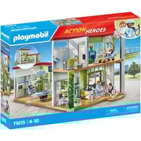 PLAYMOBIL 71615 Action Heroes Modernes Krankenhaus, Konstruktionsspielzeug 