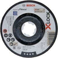 Bosch PRO Metal X-LOCK Schruppscheibe, Ø 115mm, Schleifscheibe Bohrung 22,23mm, A 30 T BF, gekröpft