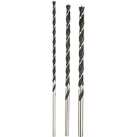 KWB Balkenbohrer-Satz, 3-teilig, 250mm Ø 6-10mm, extra lang, Spiralform