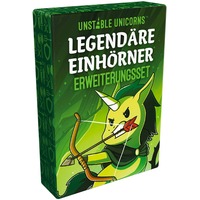 Asmodee Unstable Unicorns - Legendäre Einhörner, Kartenspiel Erweiterung