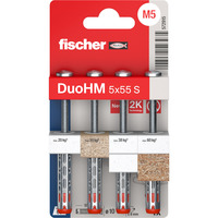 fischer Hohlraumdübel DuoHM 5x55 S TX 4 Stück, mit Panhead-Schraube