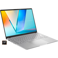 ASUS Vivobook S14 (M5406KA-QD015W), Notebook silber, AMD Ryzen AI 5 340, AMD Radeon 860M, 16 GB LPDDR5X, 512 GB (512 GB SSD), Windows 11 Home 64-Bit
