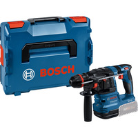 Bosch Akku-Bohrhammer GBH 18V-22 X Professional solo, 18Volt blau/schwarz, ONECHUCK, ohne Akku und Ladegerät, in L-BOXX