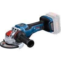 Bosch Professional PRO X-LOCK Akku-Winkelschleifer BITURBO GWX 18V-15 PSC Professional solo, Ø 125mm blau/schwarz, Ohne Akku und Ladegerät, in L-BOXX