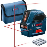 Bosch Professional Kreuzlinienlaser GLL 2-10 Professional blau/schwarz, rote Laserlinien