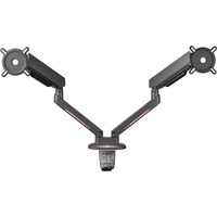 ONE FOR ALL Universeller Gaming Dual Monitorarm (DM8210), Monitorhalterung grau, RGB