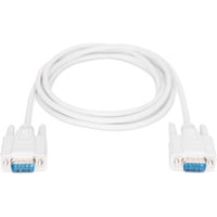 Digitus Serielles Datatransfer Anschlusskabel, D-Sub9 (Stecker) > D-Sub9 (Stecker) beige, 2 Meter