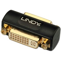 Lindy DVI-I Doppelkupplung Premium schwarz