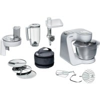 Bosch Home MUM58231 Küchenmaschine weiß/silber, 1.000 Watt, Serie 4