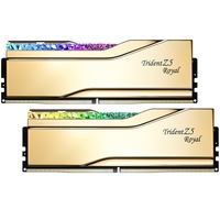 G.Skill DIMM 96 GB DDR5-6000 (2x 48 GB) Dual-Kit, Arbeitsspeicher gold, F5-6000J2836F48GX2-TR5NG, TZ5 Royal Neo Gold, AMD EXPO