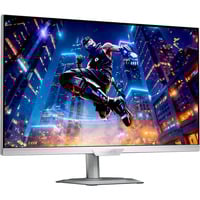 GIGABYTE M27Q2 QD ICE QLED, Gaming-Monitor 68.6 cm (27 Zoll), weiß, QHD, SS-IPS, KVM, HDMI, DP, USB-C, 200Hz Panel