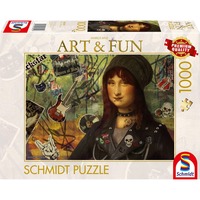 Schmidt Spiele Art & Fun Markus Binz: Mona Lisa 2024, Puzzle 1000 Teile