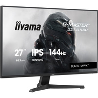 iiyama G-Master G2741HSU-B1, Gaming-Monitor 68.6 cm (27 Zoll), schwarz (matt), FullHD, IPS, HDMI, DP, Free-Sync, USB-Hub, 144Hz Panel