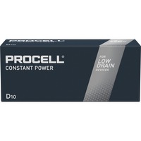 Duracell Procell Alkaline Intense Power D, 1,5V, Batterie 10 Stück, D Mono
