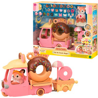 EPOCH Sylvanian Families - Donut Wagen mit Figur, Konstruktionsspielzeug 