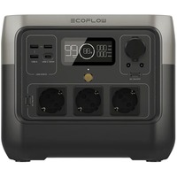 EcoFlow RIVER 2 Pro, tragbare Powerstation schwarz/grau, 768Wh, X-boost 1.600W, LFP-Akku