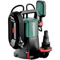 Metabo KP 160-35 SF (601792000) Kombi-Tauchpumpe, Tauch- / Druckpumpe schwarz/grün, 500 Watt, für Schmutz- und Klarwasser