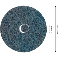 Bosch Expert Vlies-Schleifscheibe N477 SCM, Ø 115mm, sehr fein Bohrung Ø 22mm, für kleine Winkelschleifer