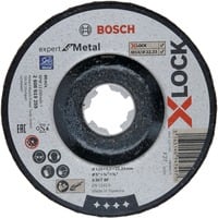 Bosch PRO Metal X-LOCK Schruppscheibe, Ø 125mm, Schleifscheibe Bohrung 22,23mm, A 30 T BF, gekröpft