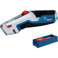 Bosch Professional Universalmesser und Klingen-Set 63 x 19mm, Teppichmesser blau/grau, inkl. 13 Klingen