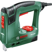 Bosch Heimwerken & Garten Elektrotacker PTK 14 EDT grün, inkl. 1.000 Klammern (Typ 53, Länge 10mm), Retail
