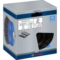 Bosch PRO Metal clean Topfbürste, Ø 100mm 0,5mm Stahldraht, M14, für Winkelschleifer