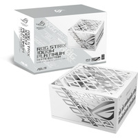 ASUS ROG-STRIX-1000P-GAMING-WHITE, PC-Netzteil weiß, 1x 12-Pin High Power GPU, 4x PCIe, Kabelmanagement, 1000 Watt
