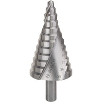 Bosch Professional HSS-Stufenbohrer, Ø 6mm - Ø 39mm 12 Stufen, mit Spiralnut