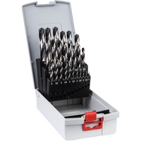 Bosch Professional ProBox HSS-Spiralbohrer-Satz PointTeQ, 135°, 25-teilig 